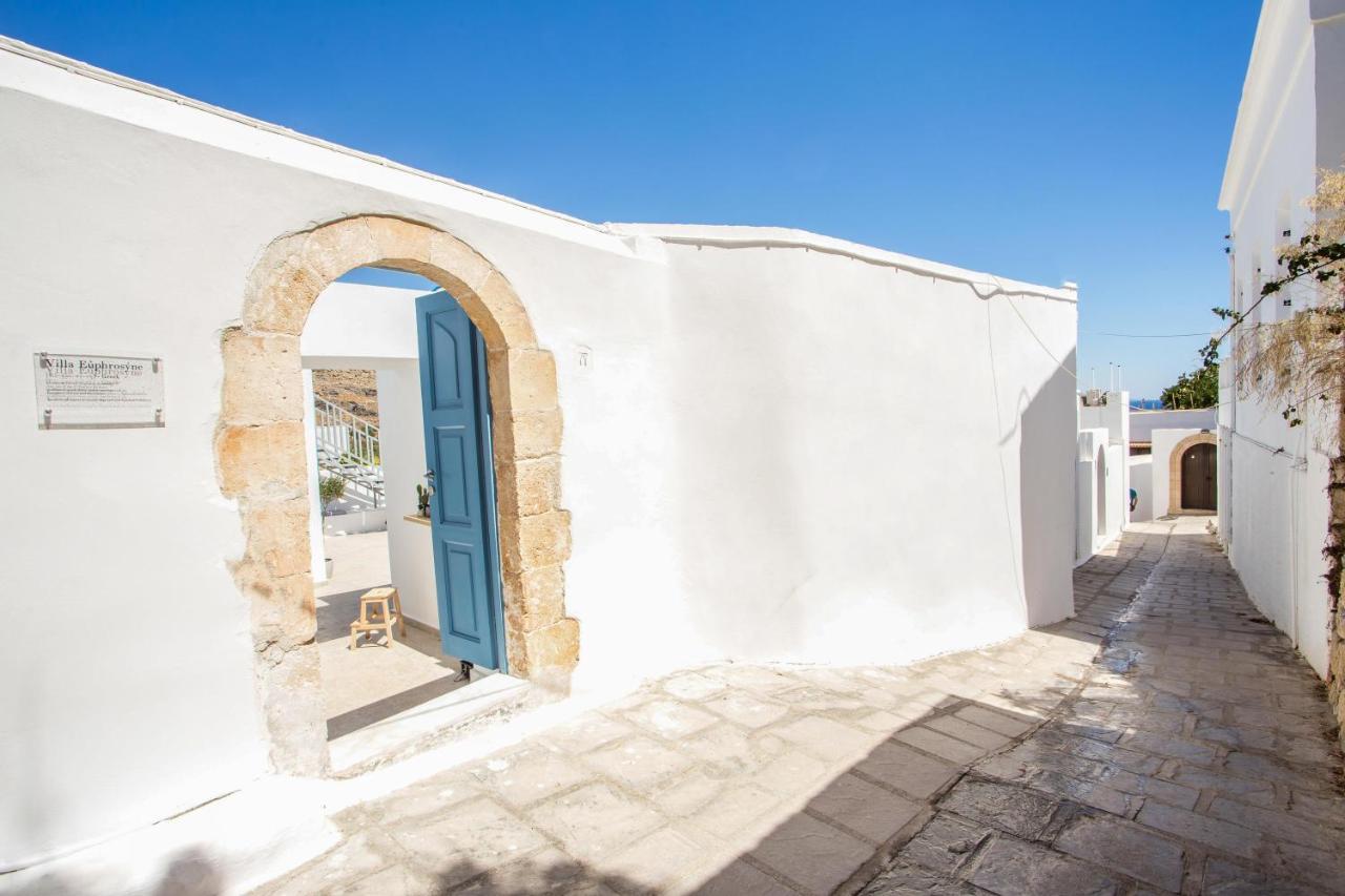 Villa Euphrosyne Líndos Buitenkant foto