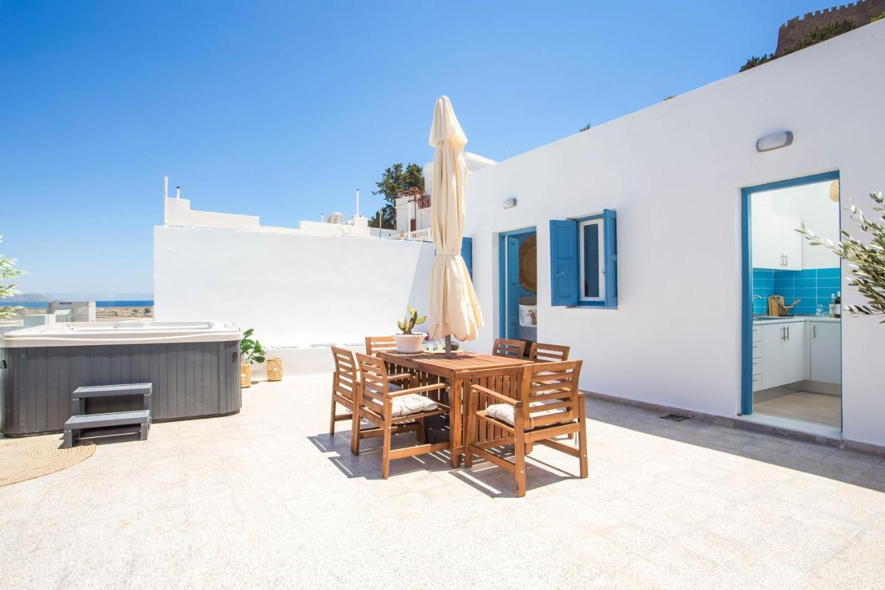 Villa Euphrosyne Líndos Buitenkant foto