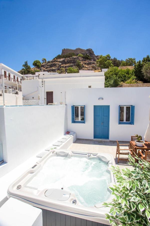 Villa Euphrosyne Líndos Buitenkant foto