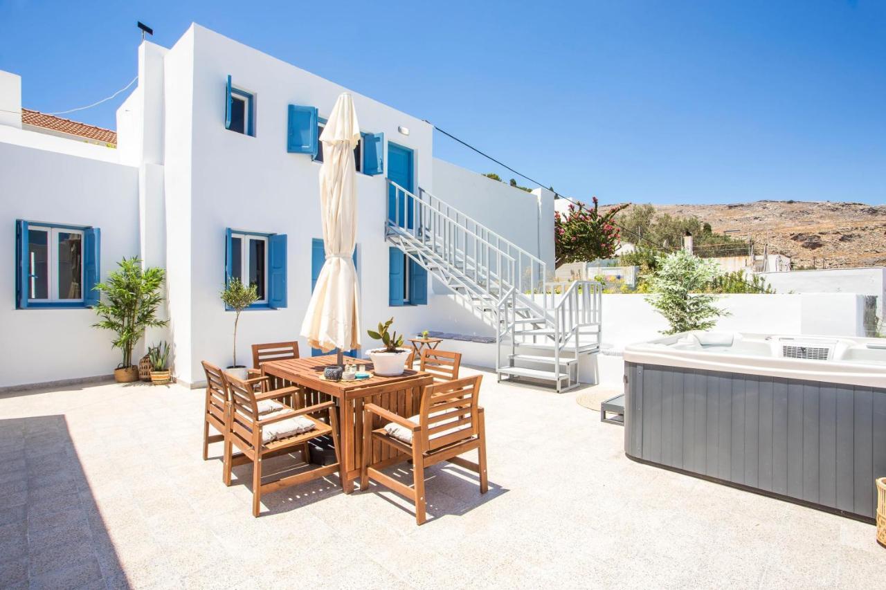 Villa Euphrosyne Líndos Buitenkant foto