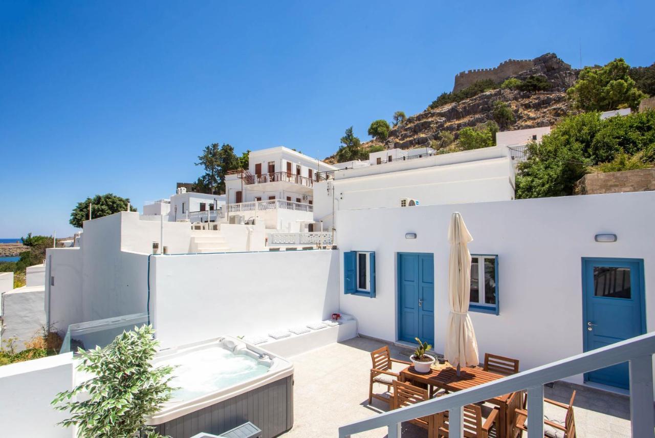 Villa Euphrosyne Líndos Buitenkant foto