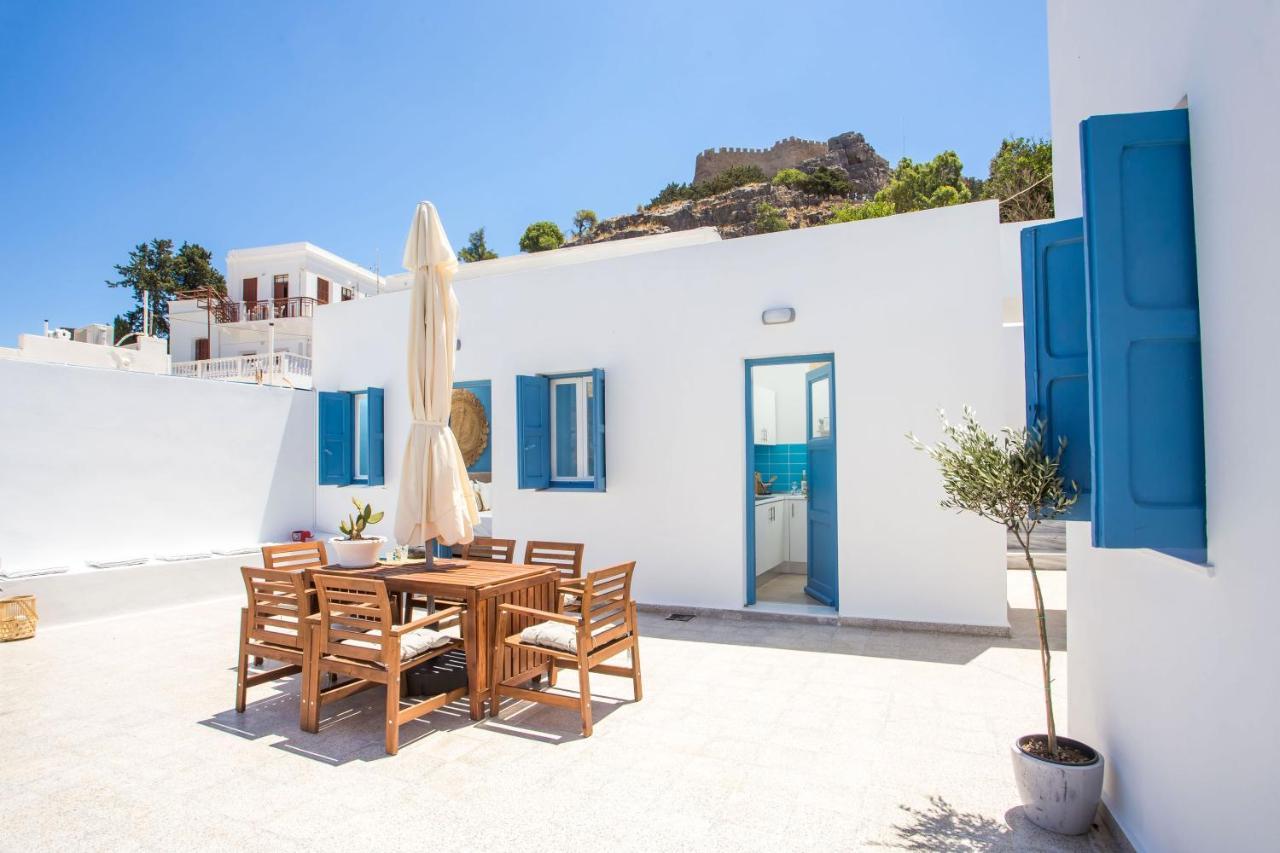 Villa Euphrosyne Líndos Buitenkant foto