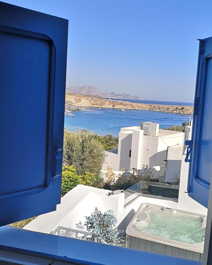 Villa Euphrosyne Líndos Buitenkant foto