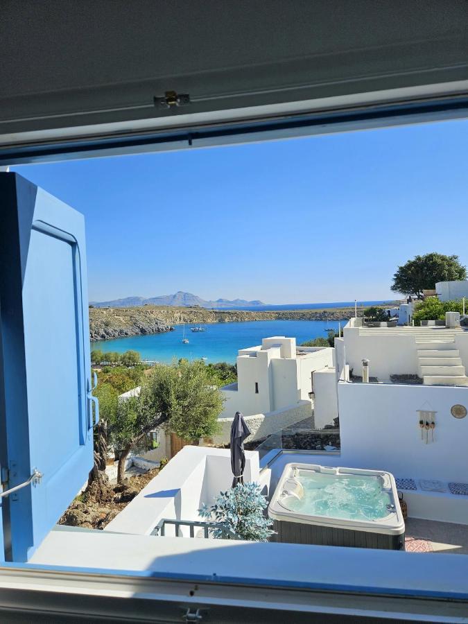 Villa Euphrosyne Líndos Buitenkant foto