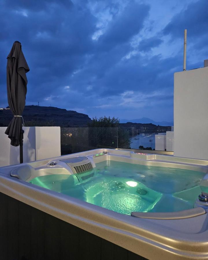 Villa Euphrosyne Líndos Buitenkant foto