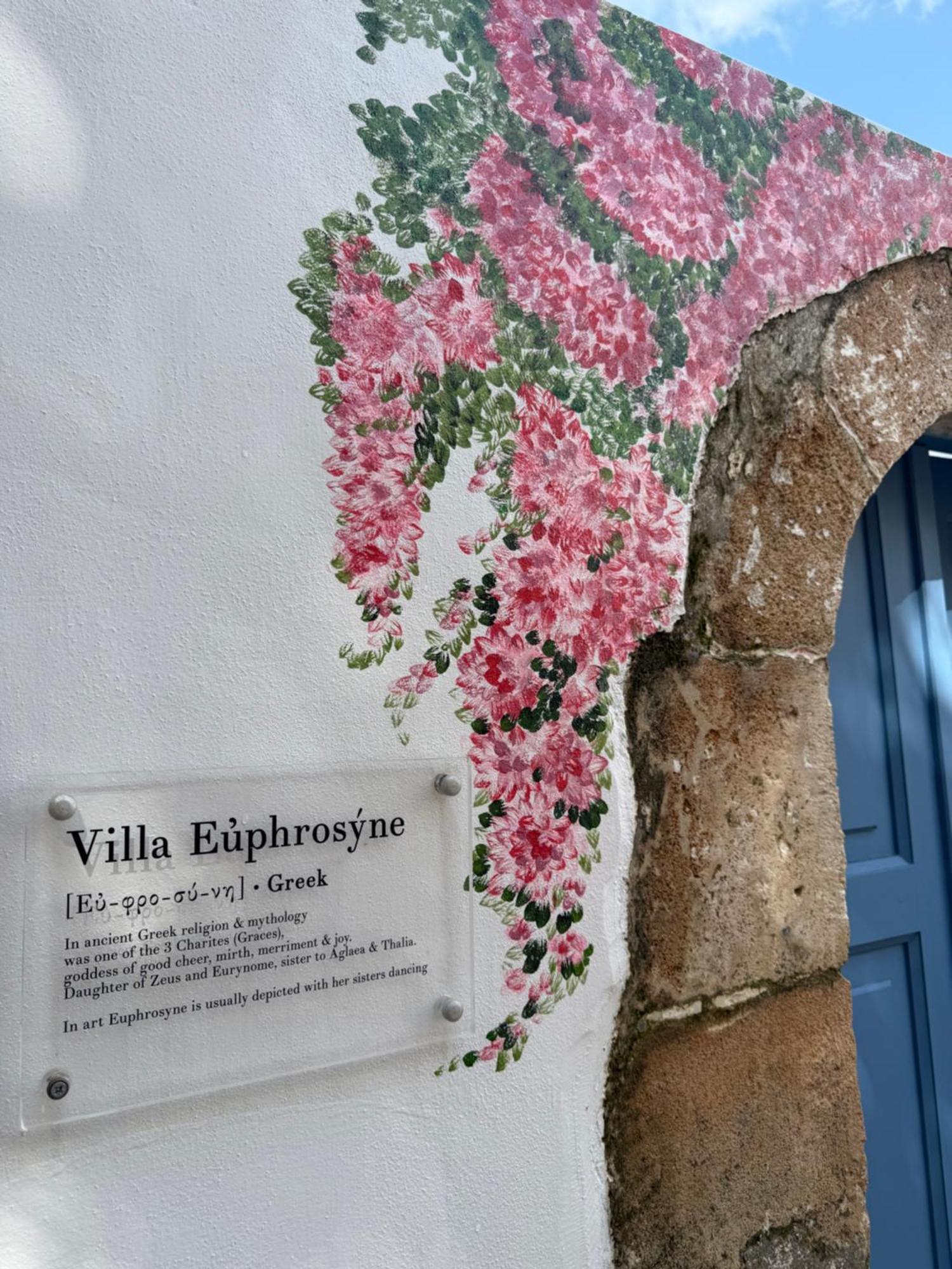 Villa Euphrosyne Líndos Buitenkant foto